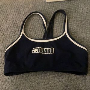 Lifeguard swimsuit top